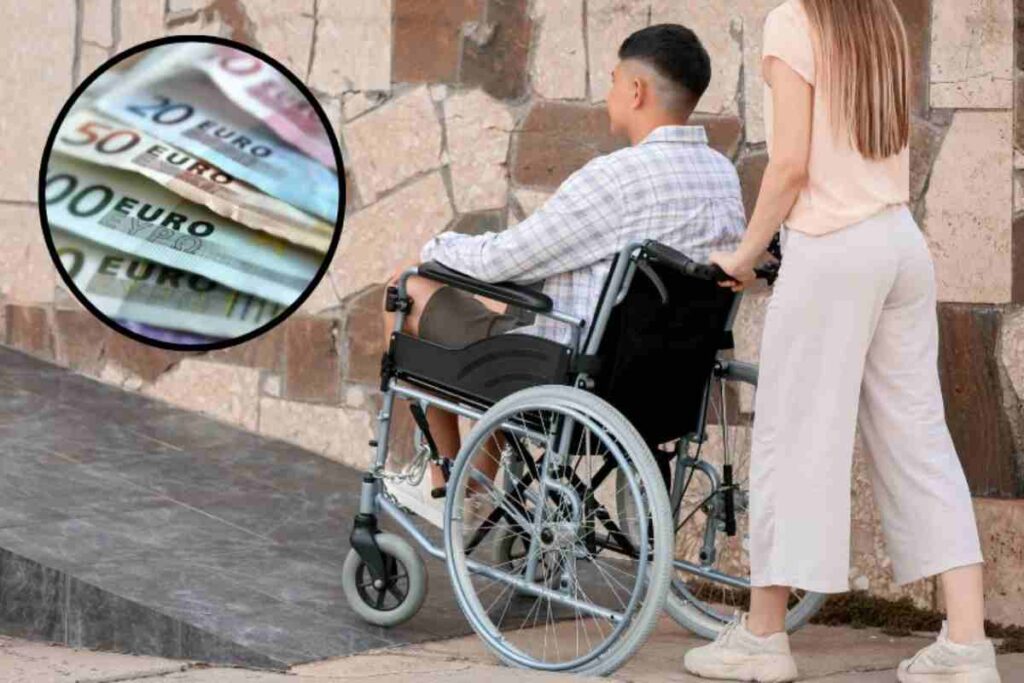 850 euro assistenza disabili