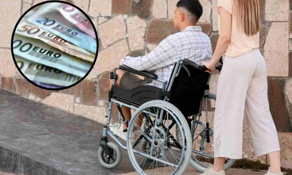 850 euro assistenza disabili