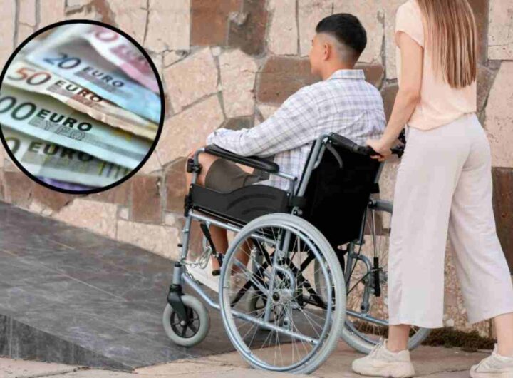 850 euro assistenza disabili